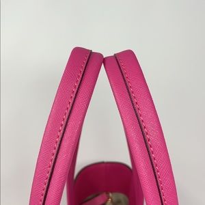 Calvin Klein Saffiano Leather Tote- Punch